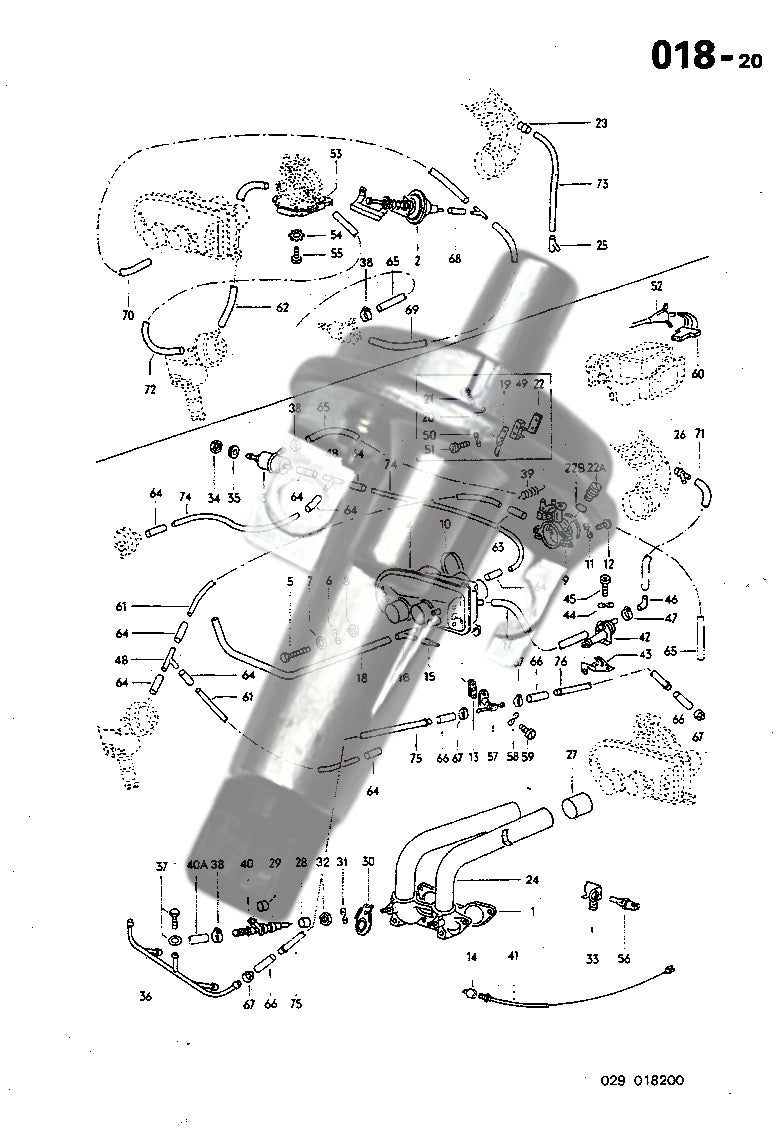 018-20 Intake Manifold, Throttle Body for Fuel Injection
