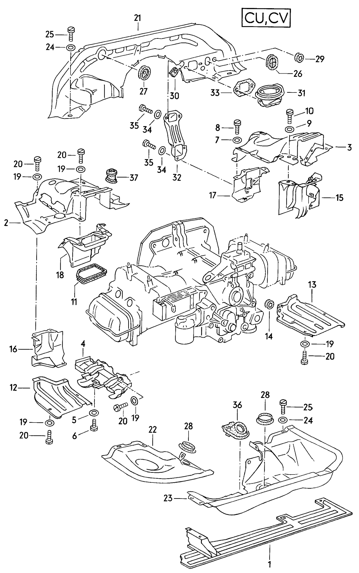 Vanagon - Aircooled Cover Plates