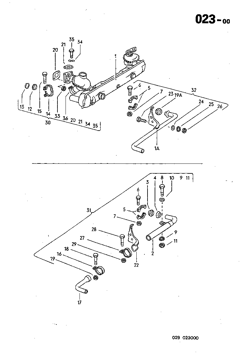 023-00 Exhaust Pipe, Muffler Type 1