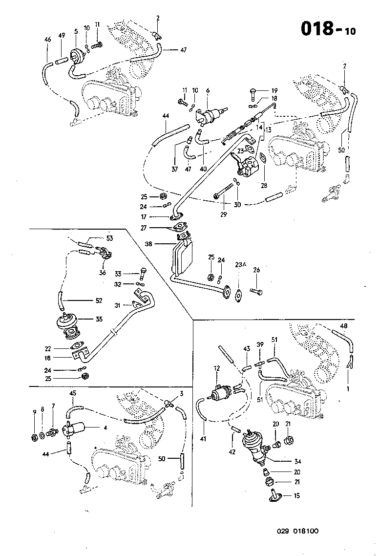 018-10 Decel Valve, Boost, EGR, for Fuel Injection