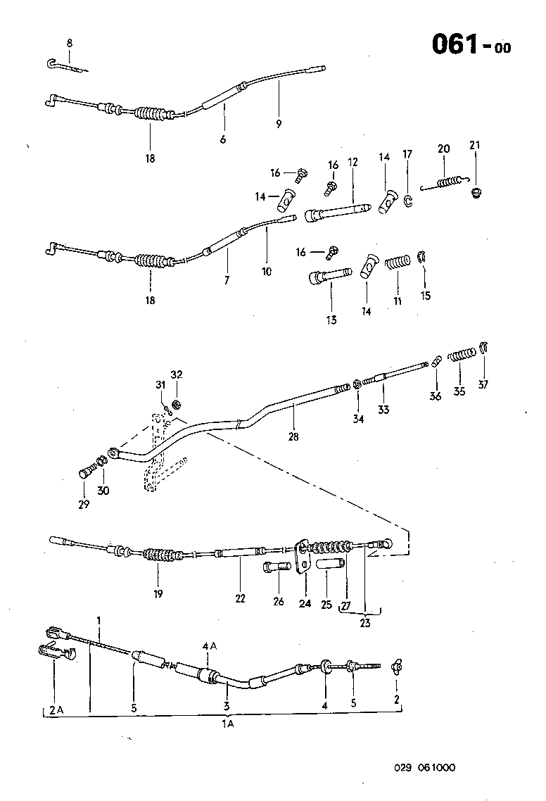 061-00 Clutch - Accelerator Cable