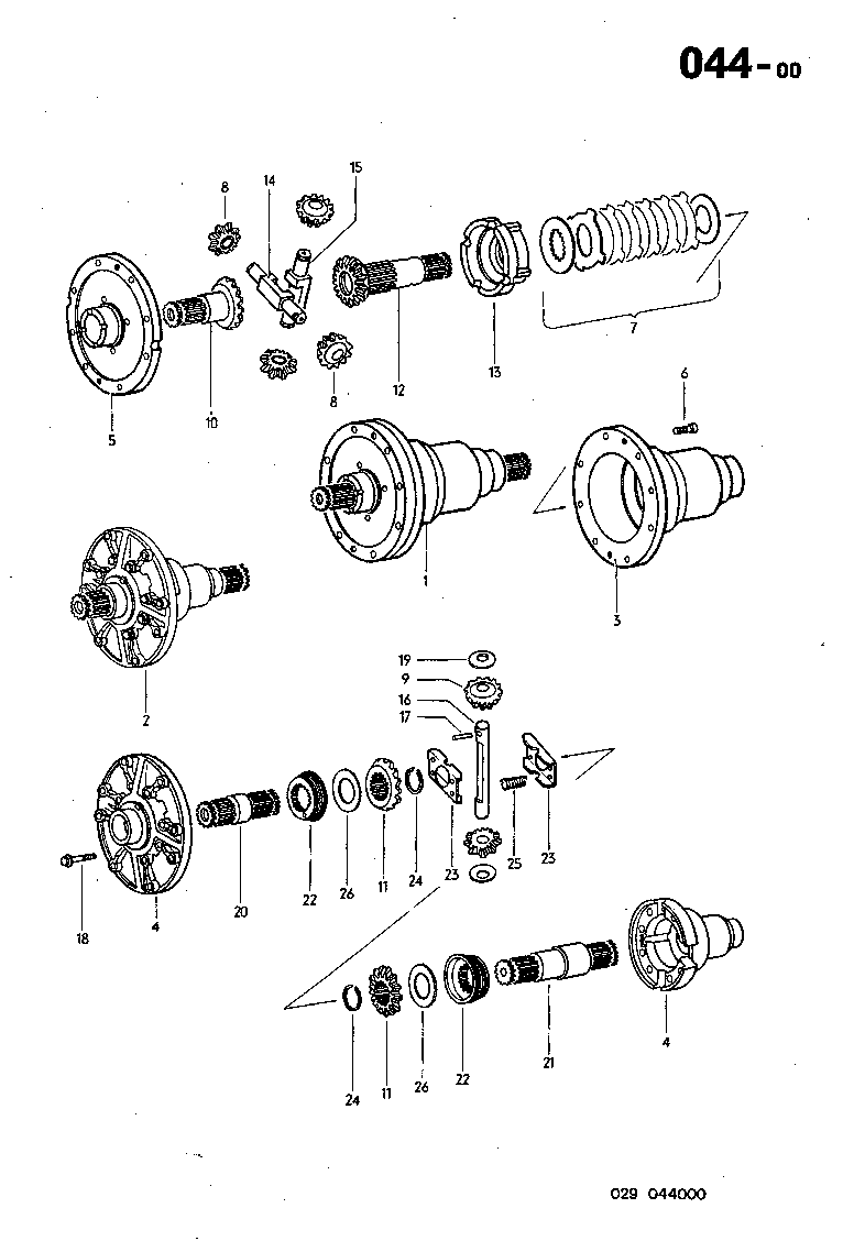 044-00 Differential, Limited Slip