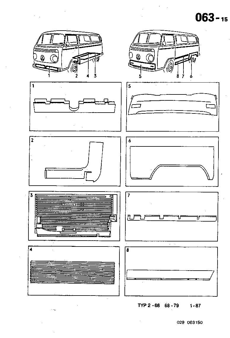 063-15 Repair Panels, Floor, Fender, Rocker