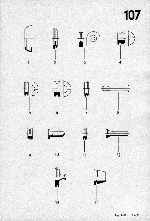 107-00 Rubber Grommets