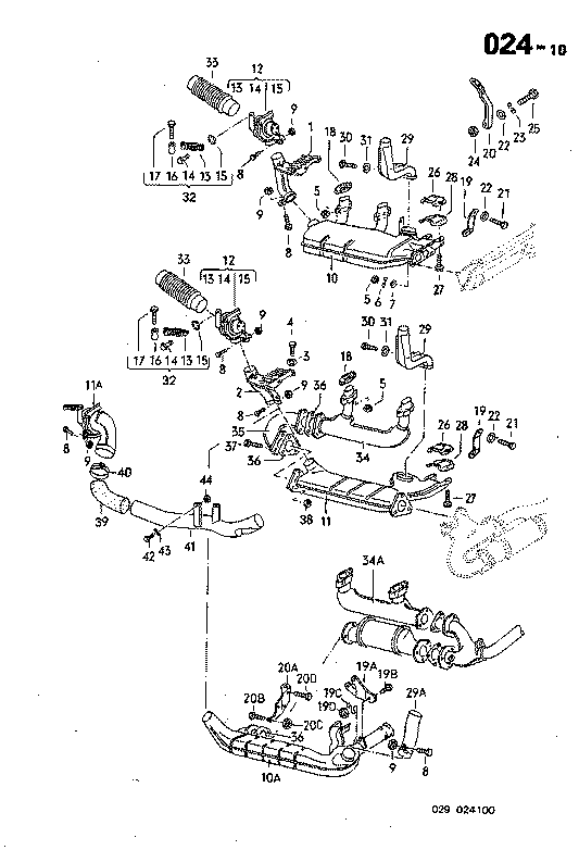 024-10 Heat Exchanger, Exhaust  Manifold, Type 4