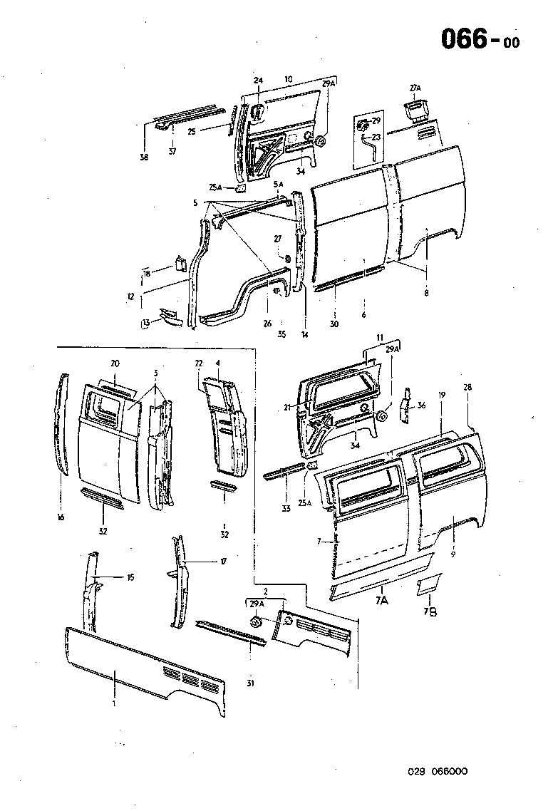 066-00 Repair Panels, Exterior Body