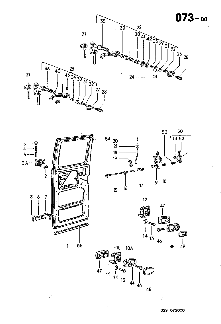 073-00 Double Cab Door