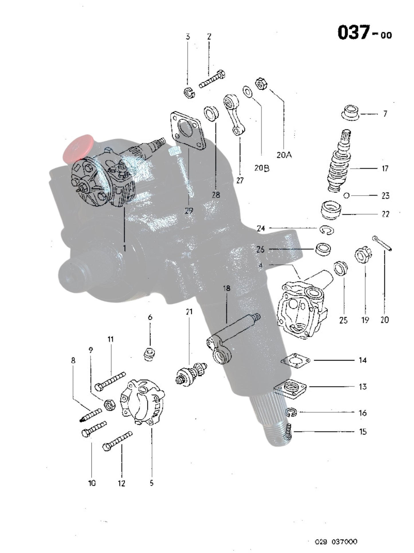 037-00 Steering Box