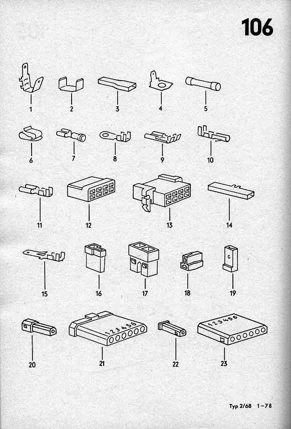 106-00 Wiring Terminals, Fuses