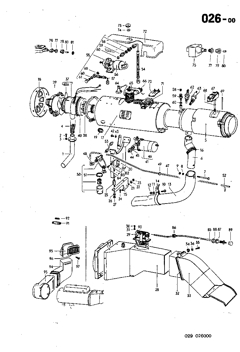 026-00 Gas Heater EBER. '68-'71