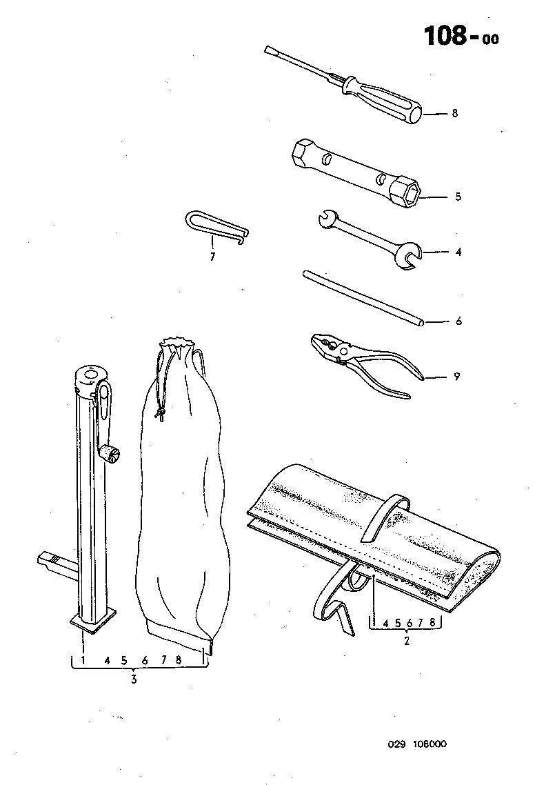 108-00 Jack, Tools