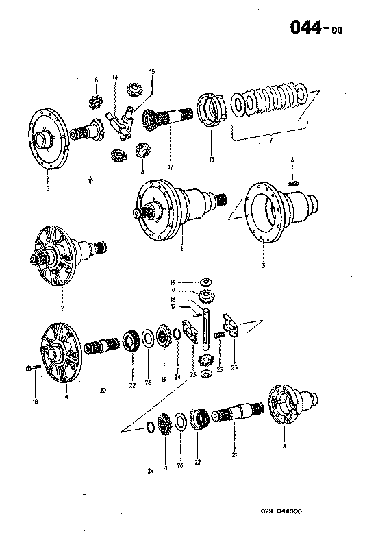 044-00 Differential, Limited Slip