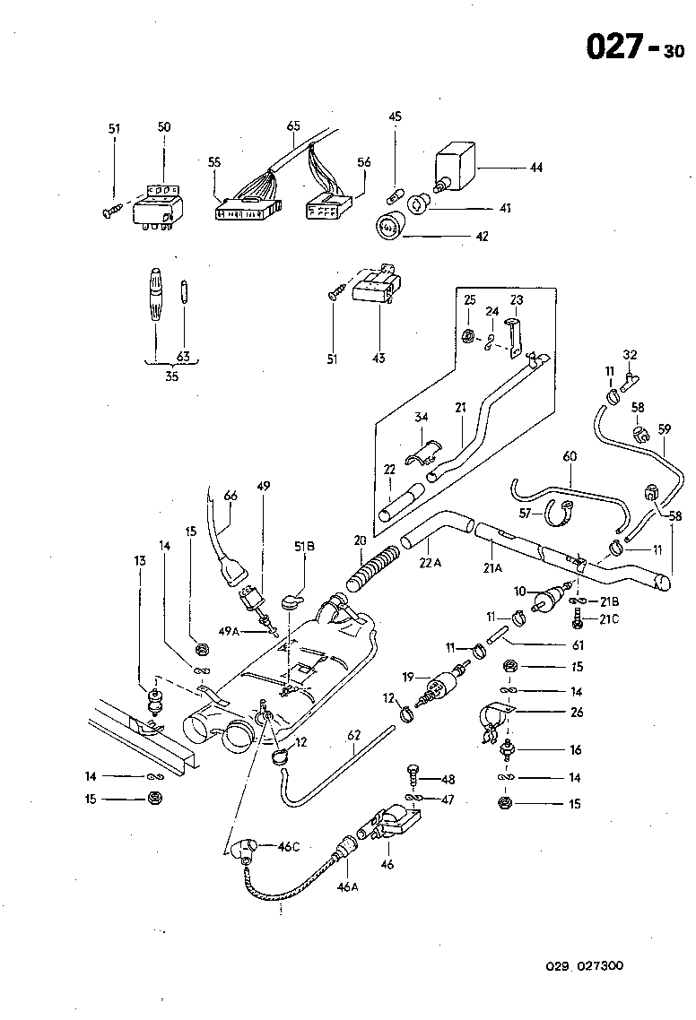 027-30 Gas Heater Fuel Filter, Ignition EBER. '74-'79