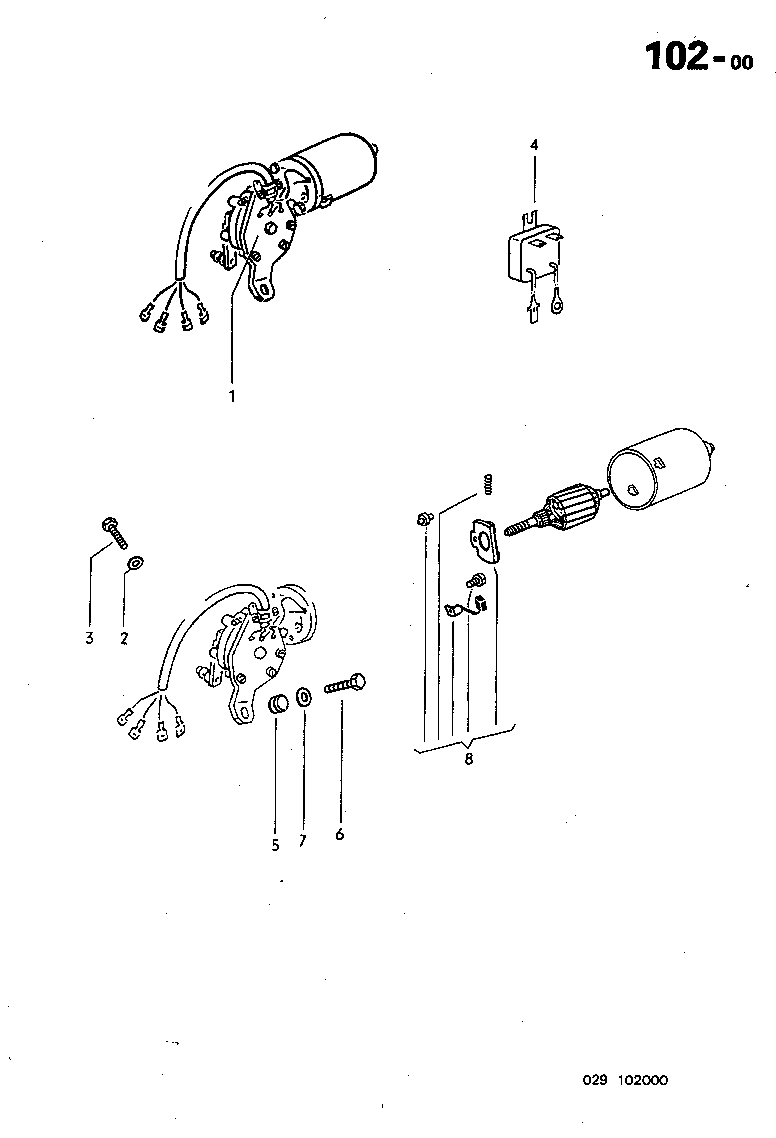 102-00 Wiper Motor