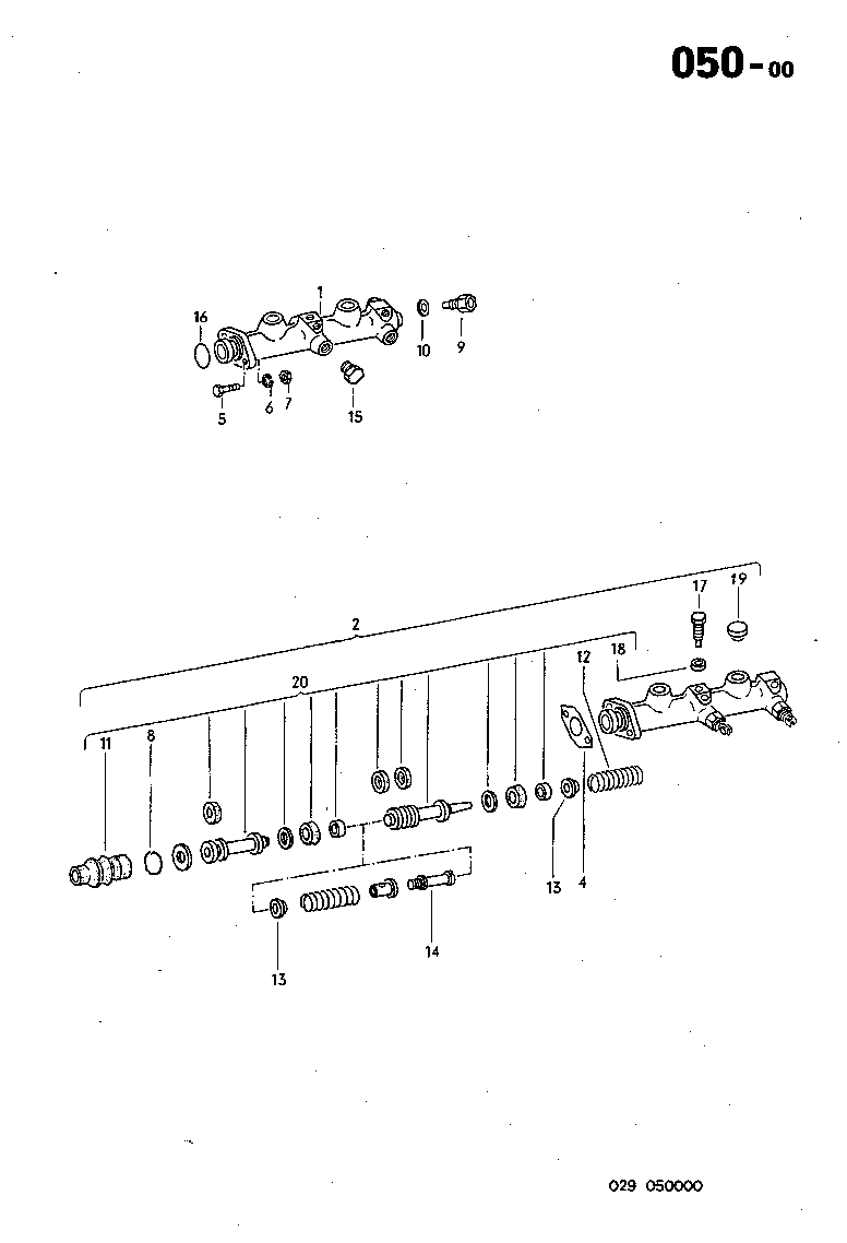 050-00 Brake Master Cylinder