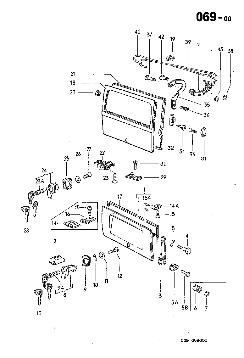 069-00 Rear Hatch, Engine Lid