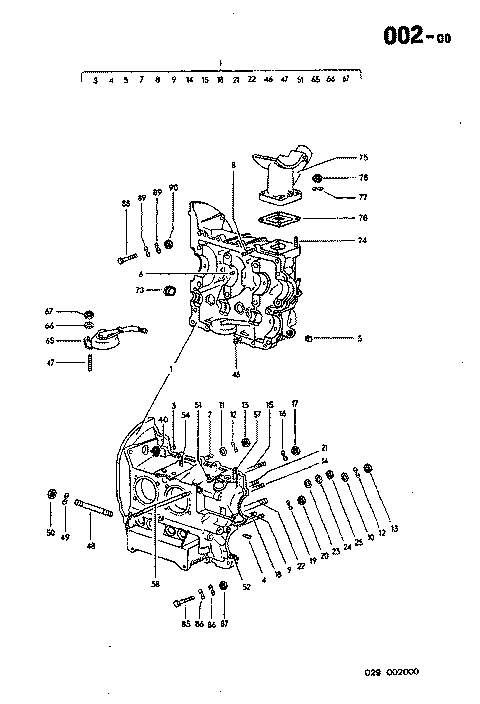Engine Case, Heads & Internal Parts
